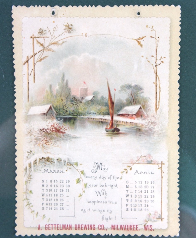 Nature's Dreams 1896 calendar