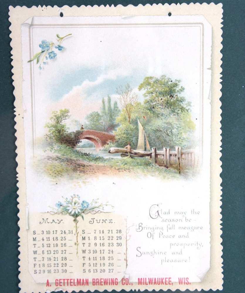 Nature's Dreams 1896 calendar