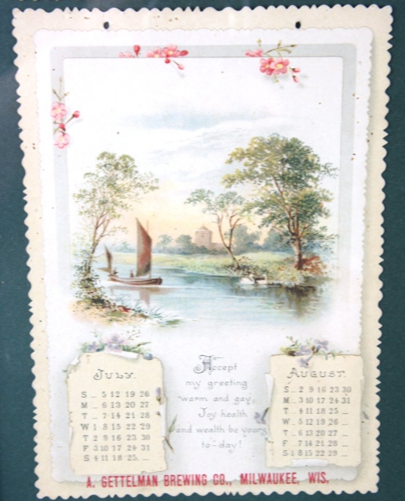 Nature's Dreams 1896 calendar