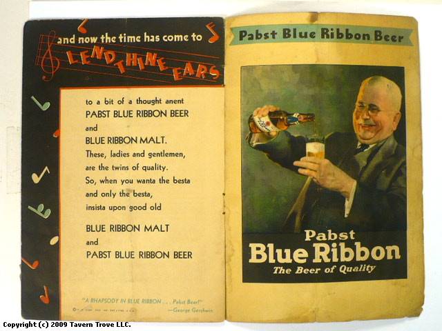 Pabst Blue Ribbon Stein Songs