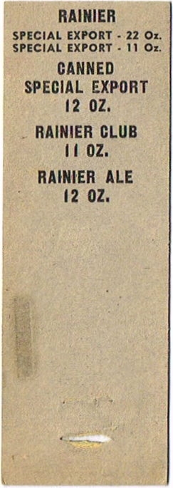 Rainier Export Beer/Ale