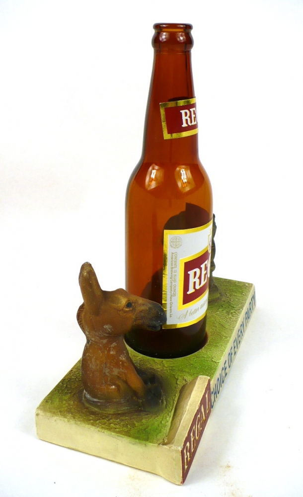 Regal Beer chalk statue