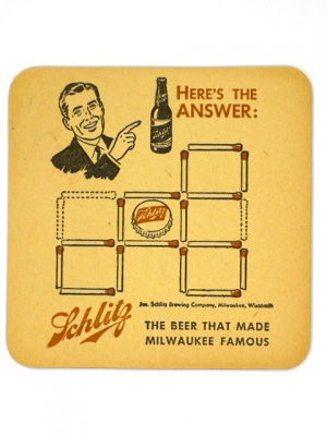 Schlitz Beer ~Puzzle & Quiz