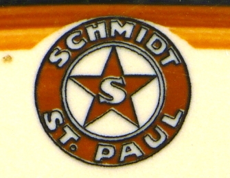 Schmidt Brewery Ware Salad Plate