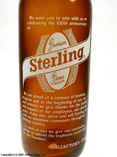 Sterling Premium Pilsener Beer