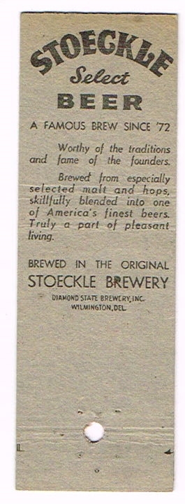Stoeckle Select Beer