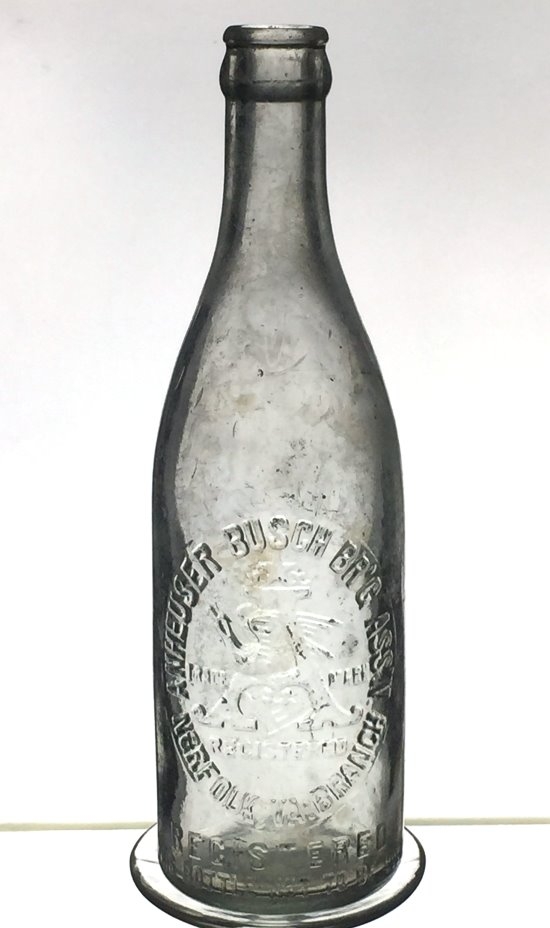 Item 12994 1902 AnheuserBusch Beer Bottle