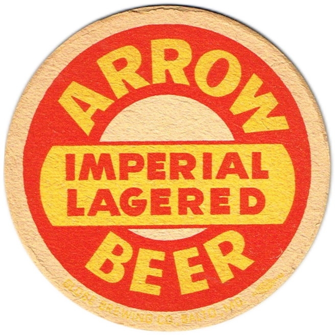 Item 2105 1951 Arrow Imperial Lagered Beer Coaster MDGLO6