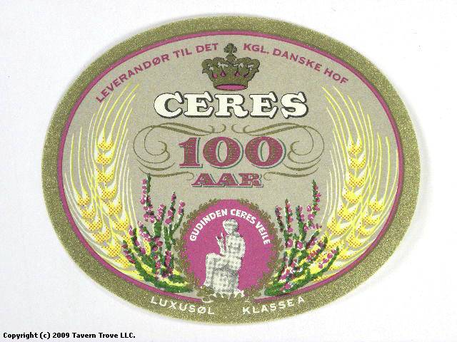 Item #54198 1956 Ceres 100 Aar Label