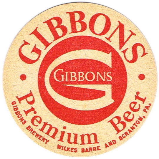 Item 32959 1962 Gibbons Premium Beer Coaster PAGIB7