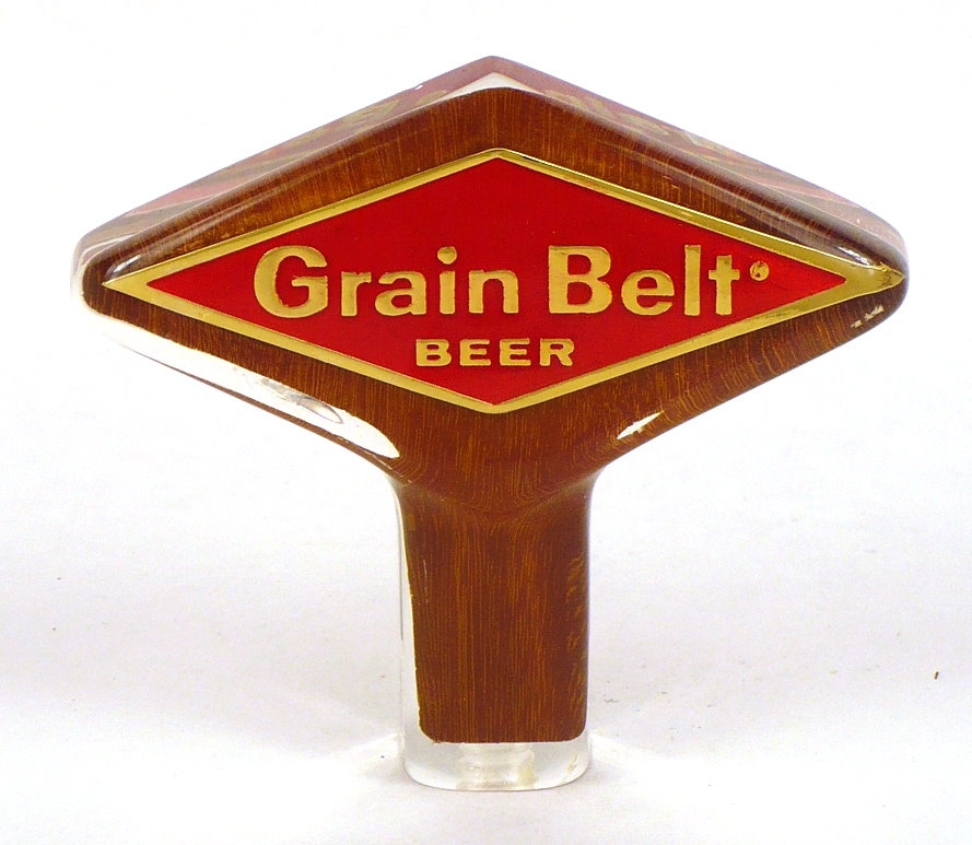 Item 80891 1963 Grain Belt Beer Acrylic Tap Handle