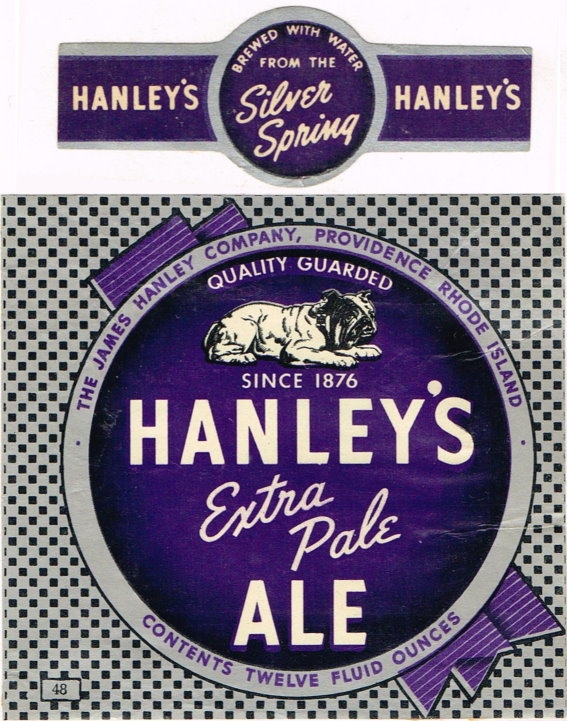 Item 65906 1950 Hanley's Extra Pale Ale Label