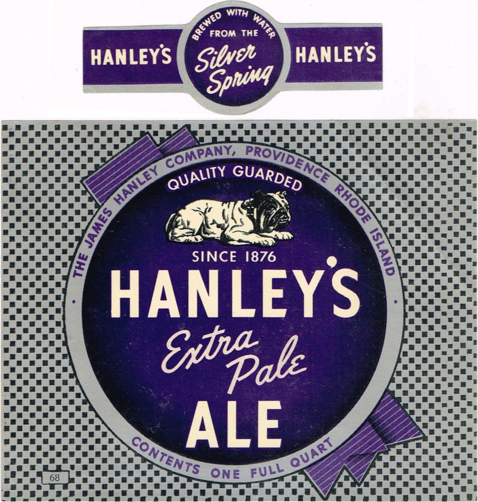 Item 83739 1950 Hanley's Extra Pale Ale Label ES11221