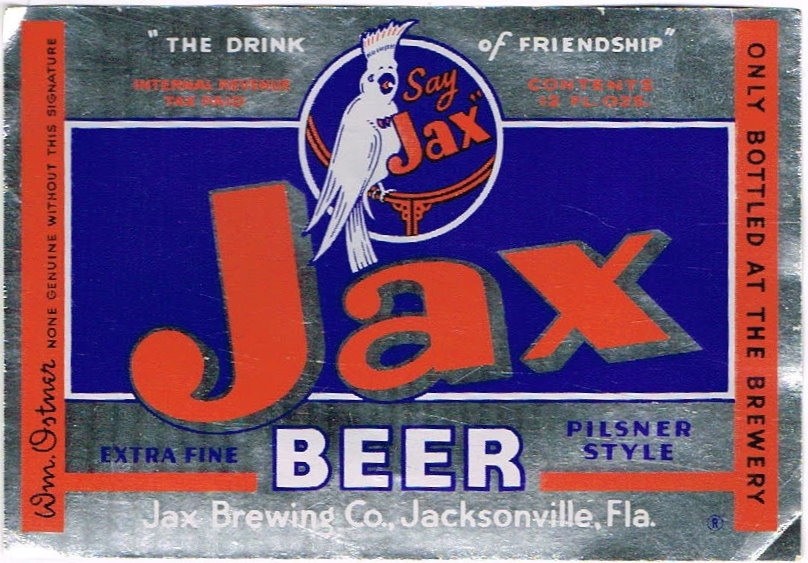 Item 26634 1948 Jax Beer Label
