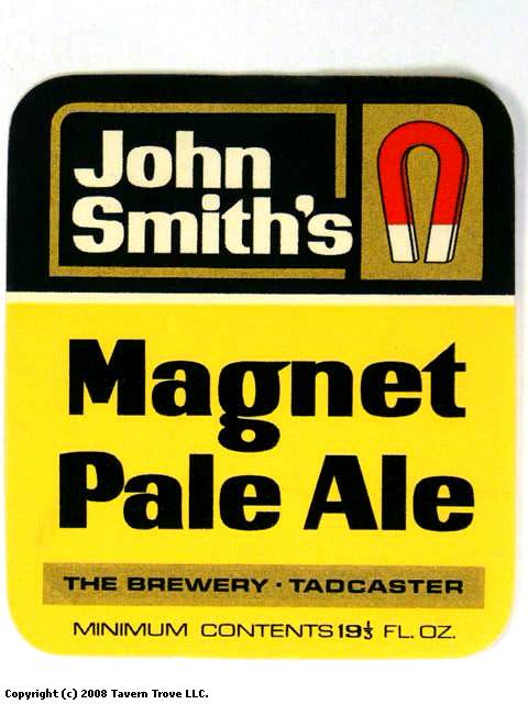 hb John Smiths Magnet Pale Ale steel fridge magnet REDUCED! 