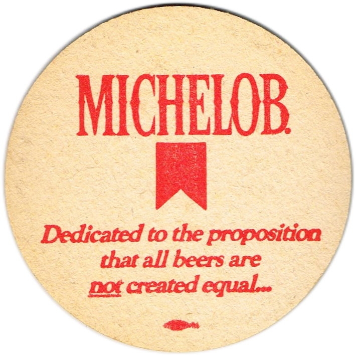 Item 81352 1963 Michelob Beer Coaster AB1858