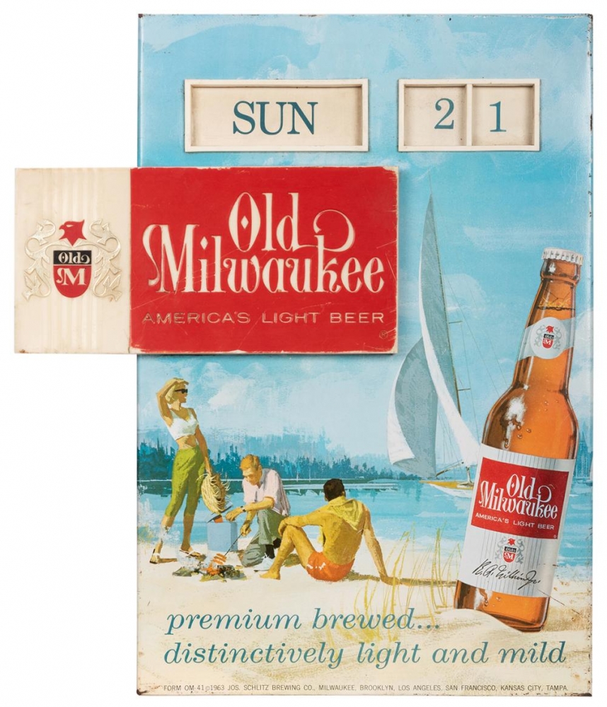 Old Milwaukee Light ビール看板 Old Milwaukee Beer Neon Sign