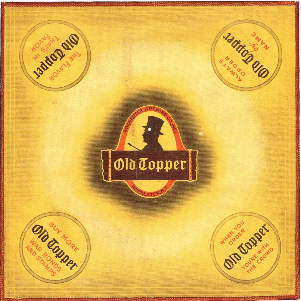 Item 88523 1943 Old Topper Beer placemeat Placemat