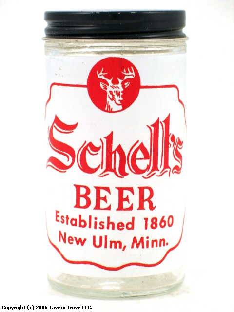 Shell Beer Item #26613 1957 Schell's Beer Salt Shaker