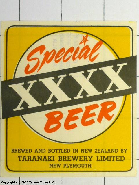 Item #35719 1961 Special XXXX Beer Label