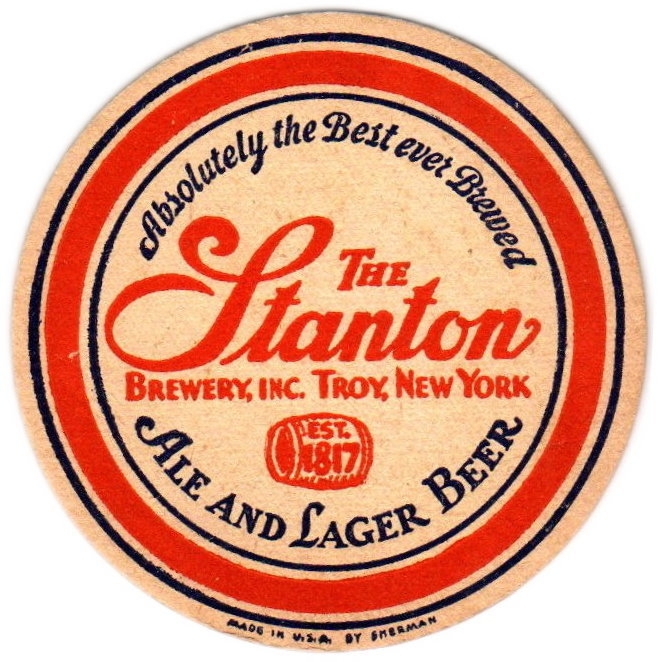 Item 28824 1934 Stanton Ale & Lager Beer Coaster NYSTN32