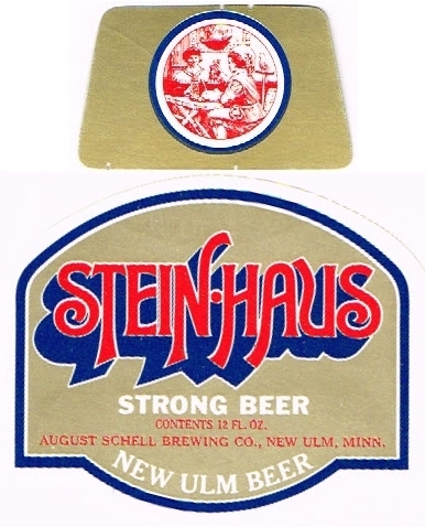 SCHELL'S STRONG BEER LABEL 9" x 12" SIGN