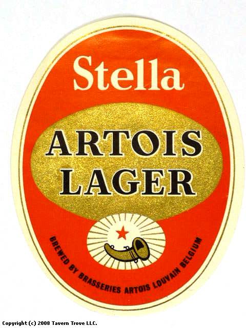 Item #45020 1965 Stella Artois Lager Label
