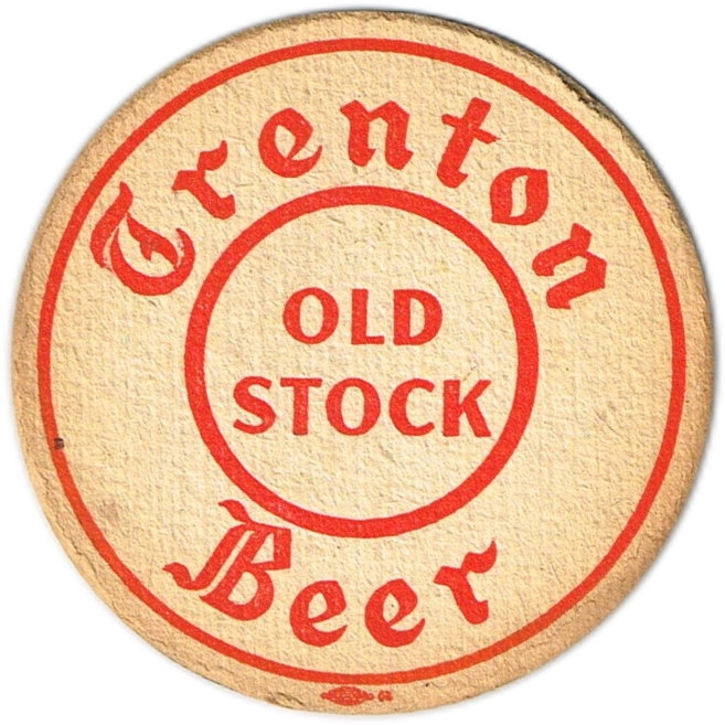 Item 2165 1939 Trenton Old Stock Beer Coaster NJPEO1