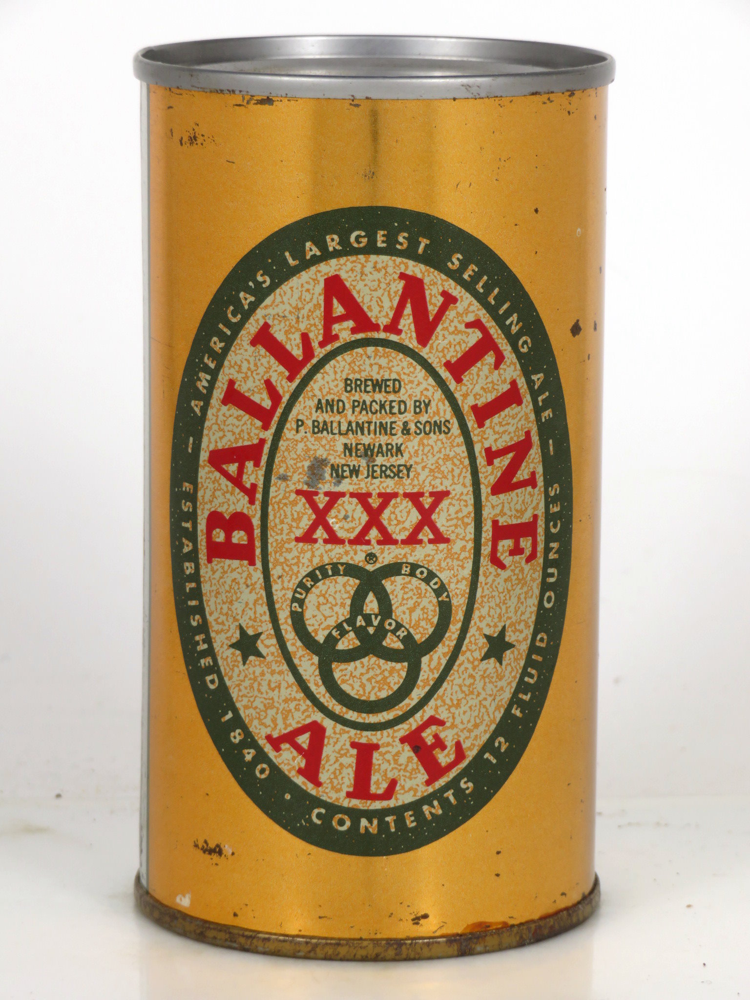 Item 15977 1960 Ballantine Ale Flat Top Can 3318.5v1 Unpictured