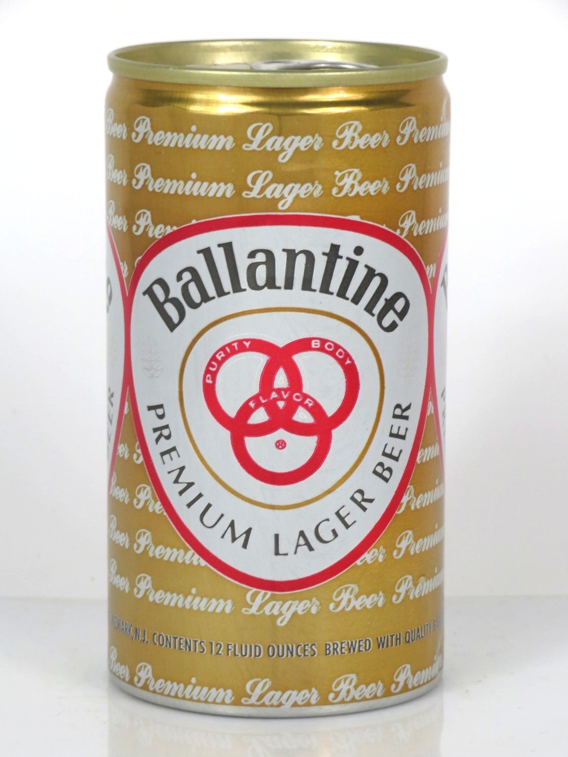 Item #101760 1970 Ballantine Beer Tab Top Can T36-34