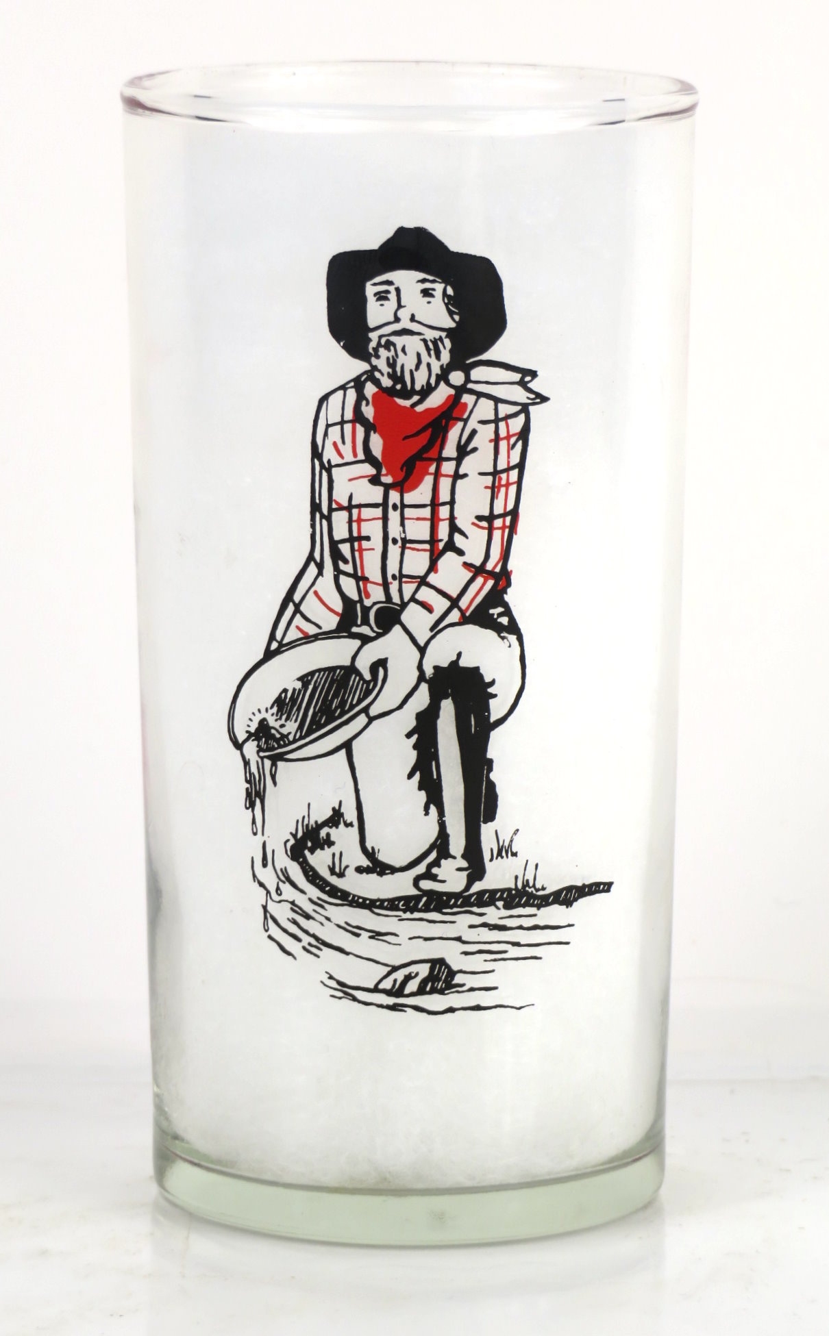 Item 49535 1963 Bucket Of Blood Saloon (Gold Panner) Straight Sided