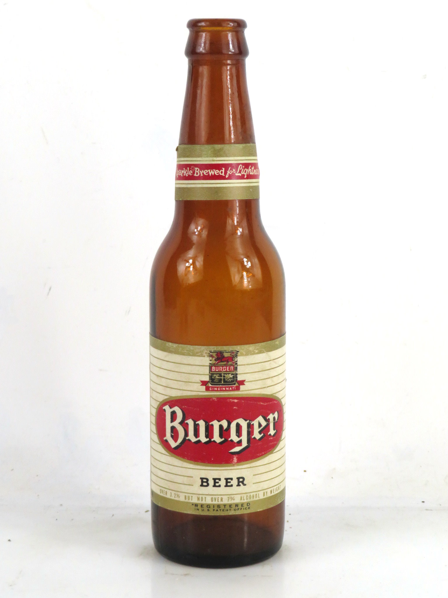Item 30696 1961 Burger Beer Bottle
