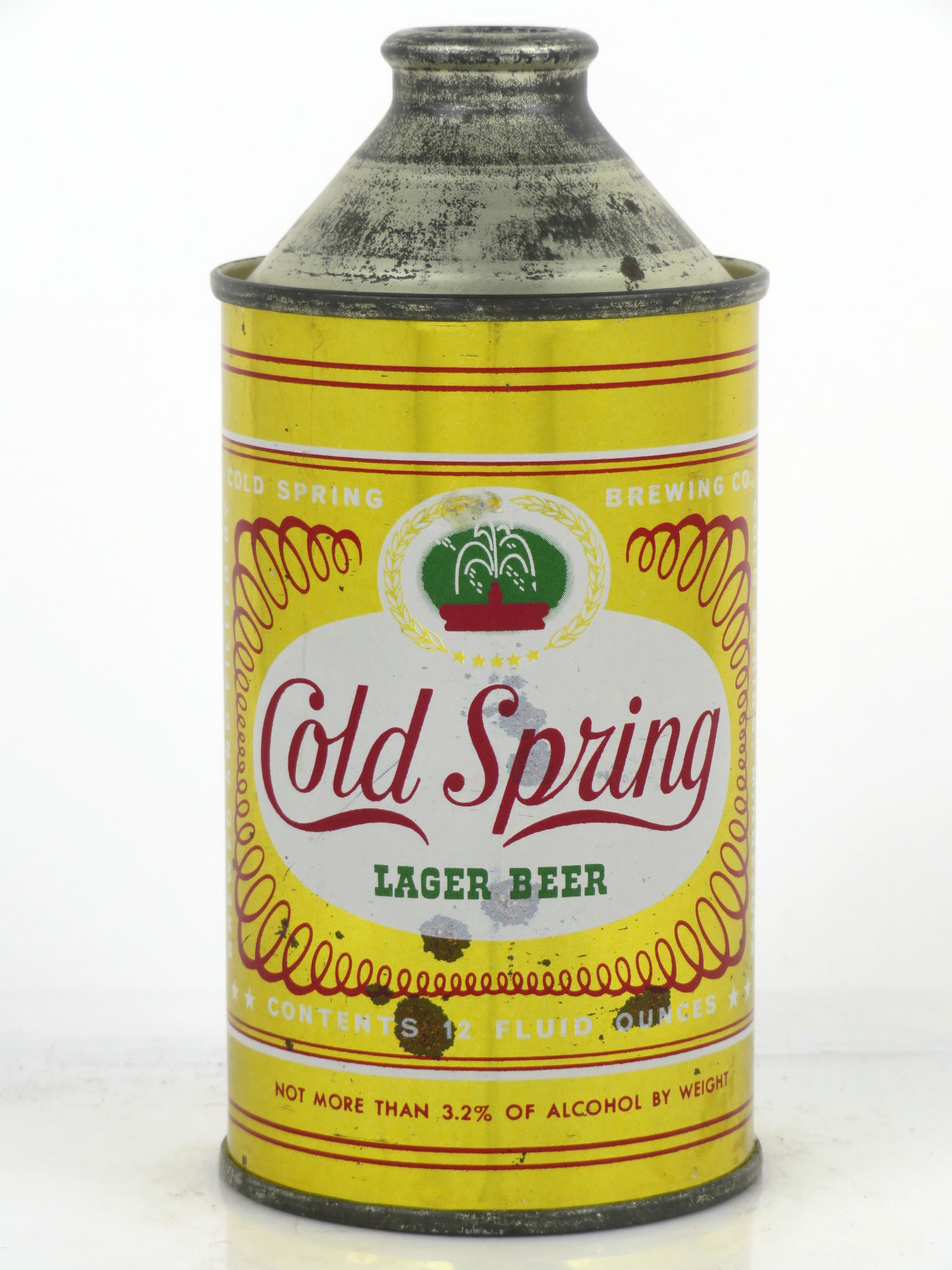 Item 11152 1952 Cold Spring Lager Beer Cone Top Can 15732