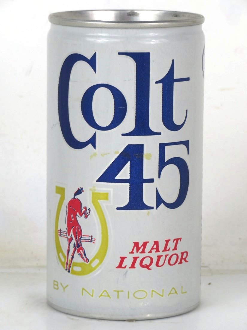 Item 904 1975 Colt 45 Malt Liquor NB900 (test) Tab Top Can Undocumented