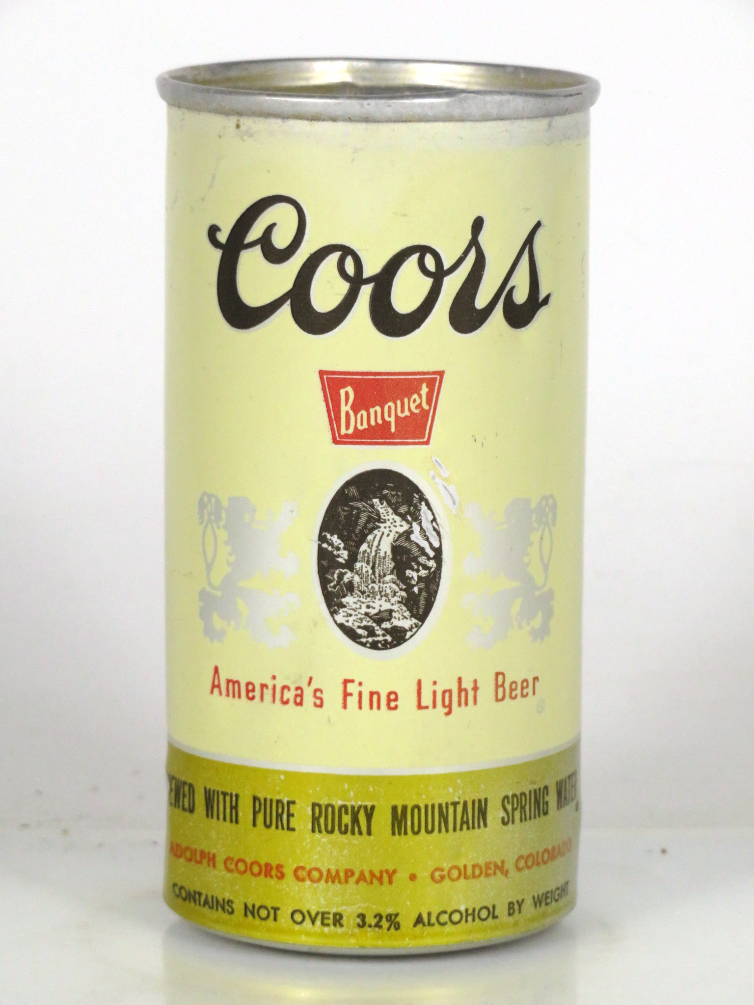 Item 17139 1961 Coors Banquet Beer 7 to 8oz Can 23923