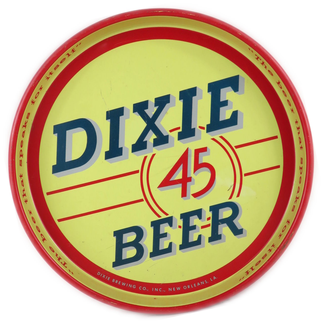 Item 21882 1940 Dixie 45 Beer Serving Tray