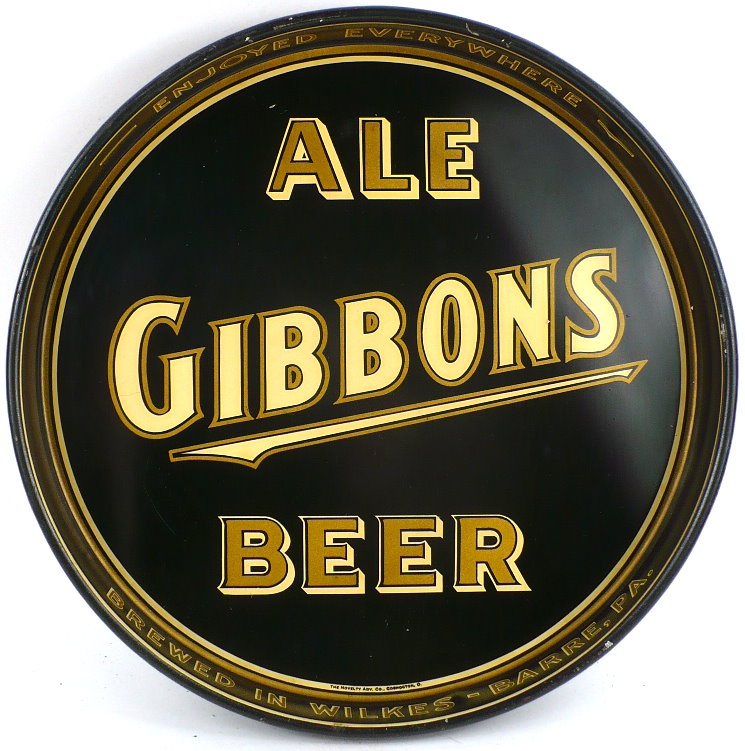 Item 15994 1939 Gibbons Ale/Beer Serving Tray