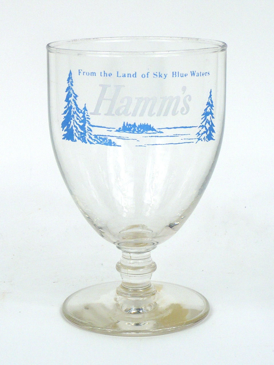 vintage hamms beer glasses
