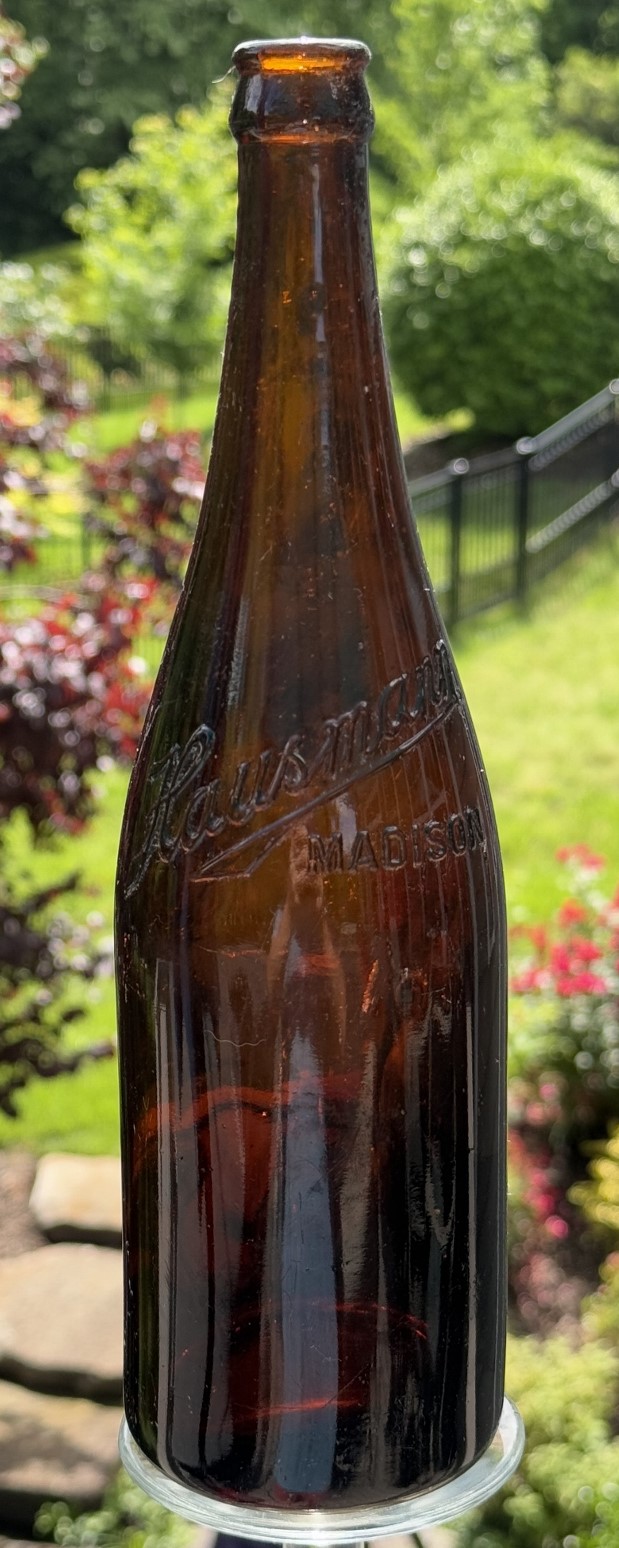 Item #2027 1908 Hausmann Brewery Beer Bottle