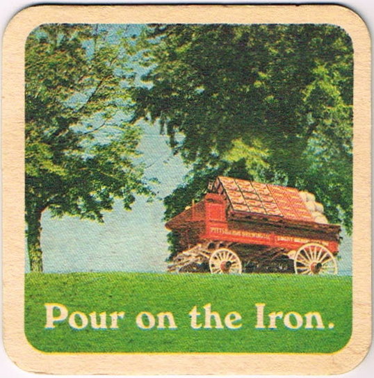 Pirates Baseball Baseball Iron City Beer 1972 Schedule Coaster RARE 