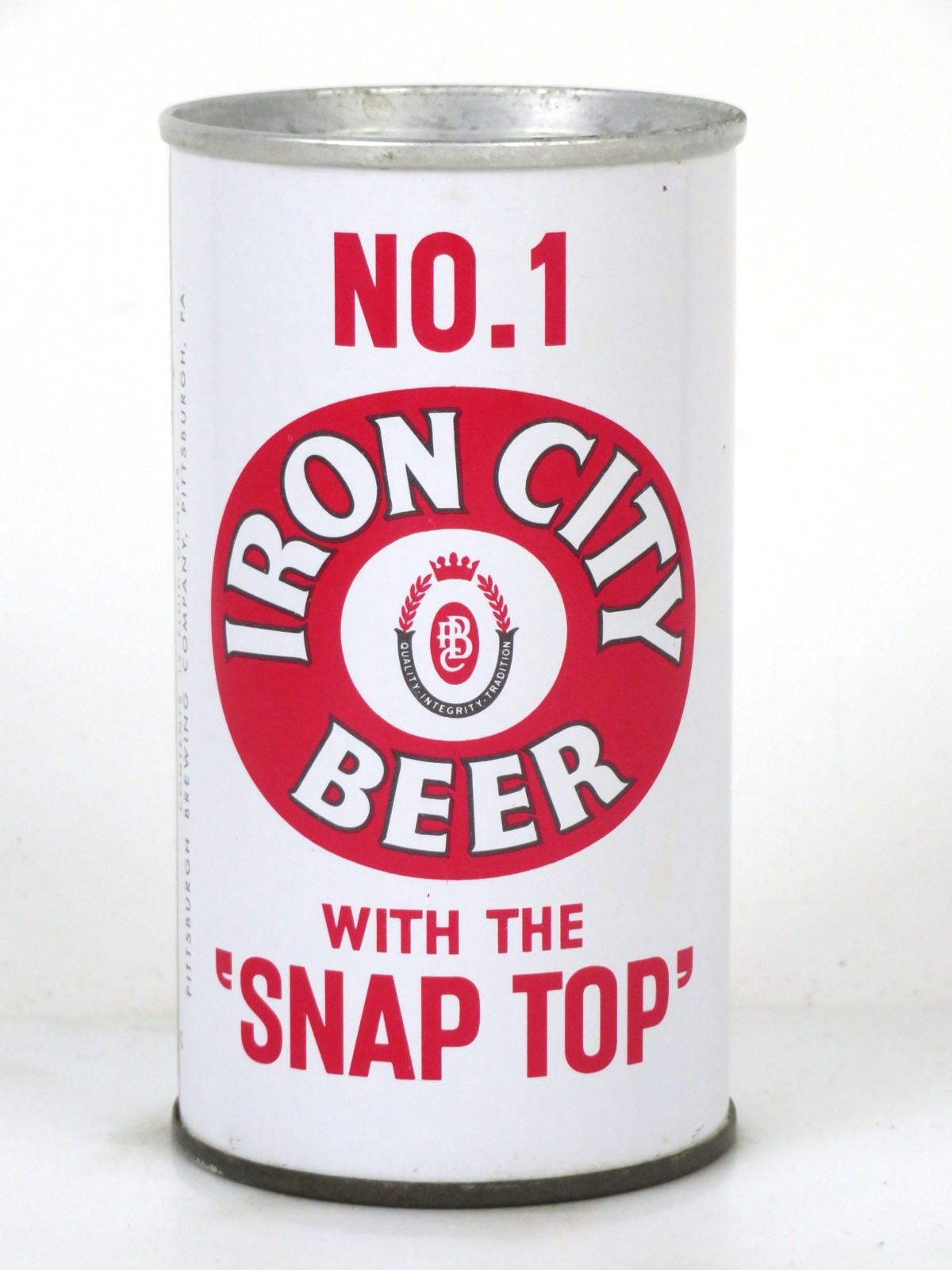 Item #98659 1963 Iron City Beer (2 CCC Marks!) DDD Tab Top Can T78-30.2az
