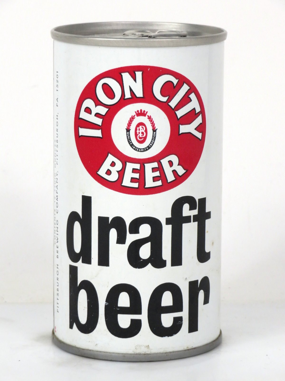 Item 3677 1969 Iron City Draft Beer Tab Top Can T8107