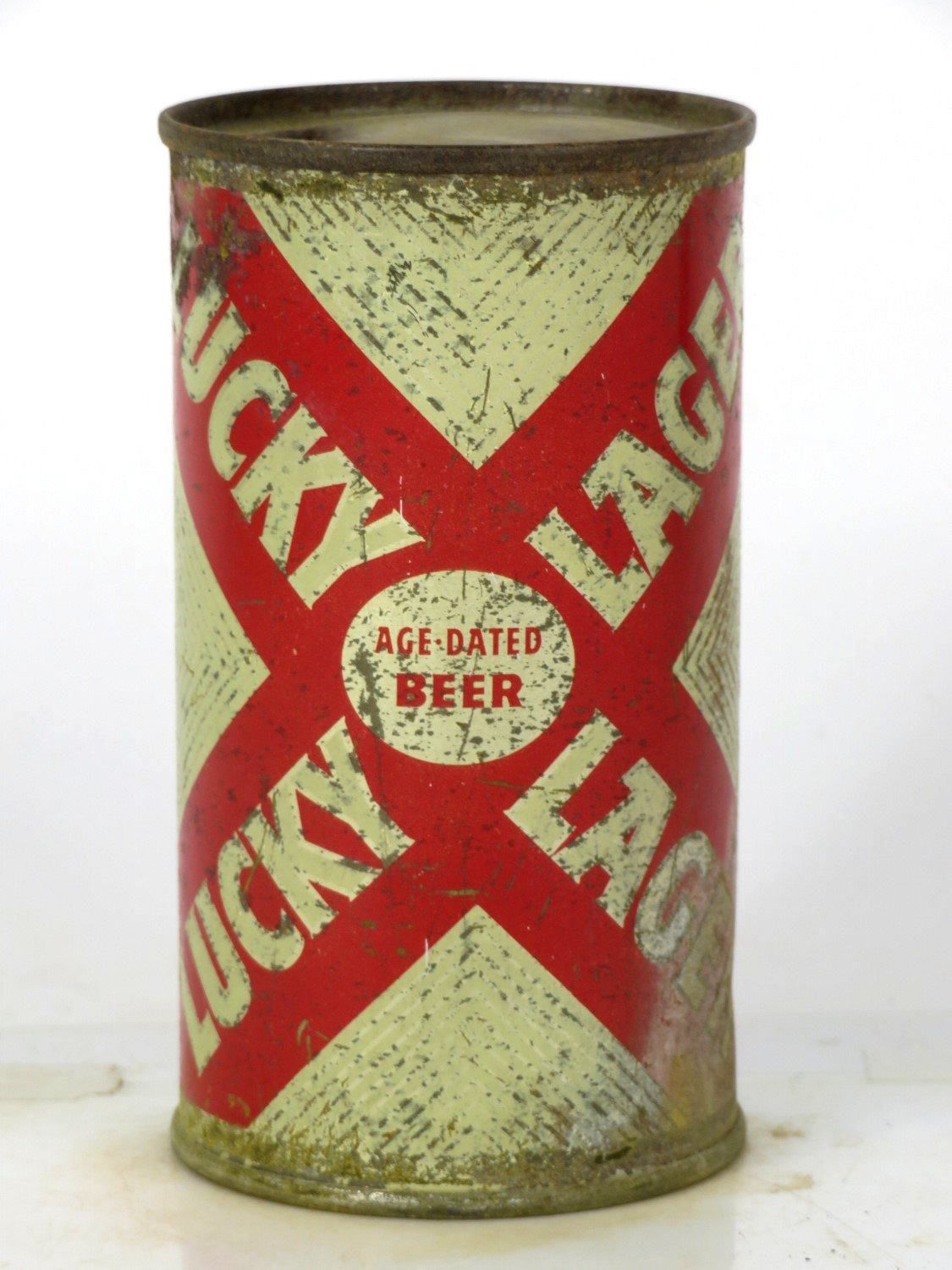 Item 44893 1955 Lucky Lager Beer Flat Top Can 9227