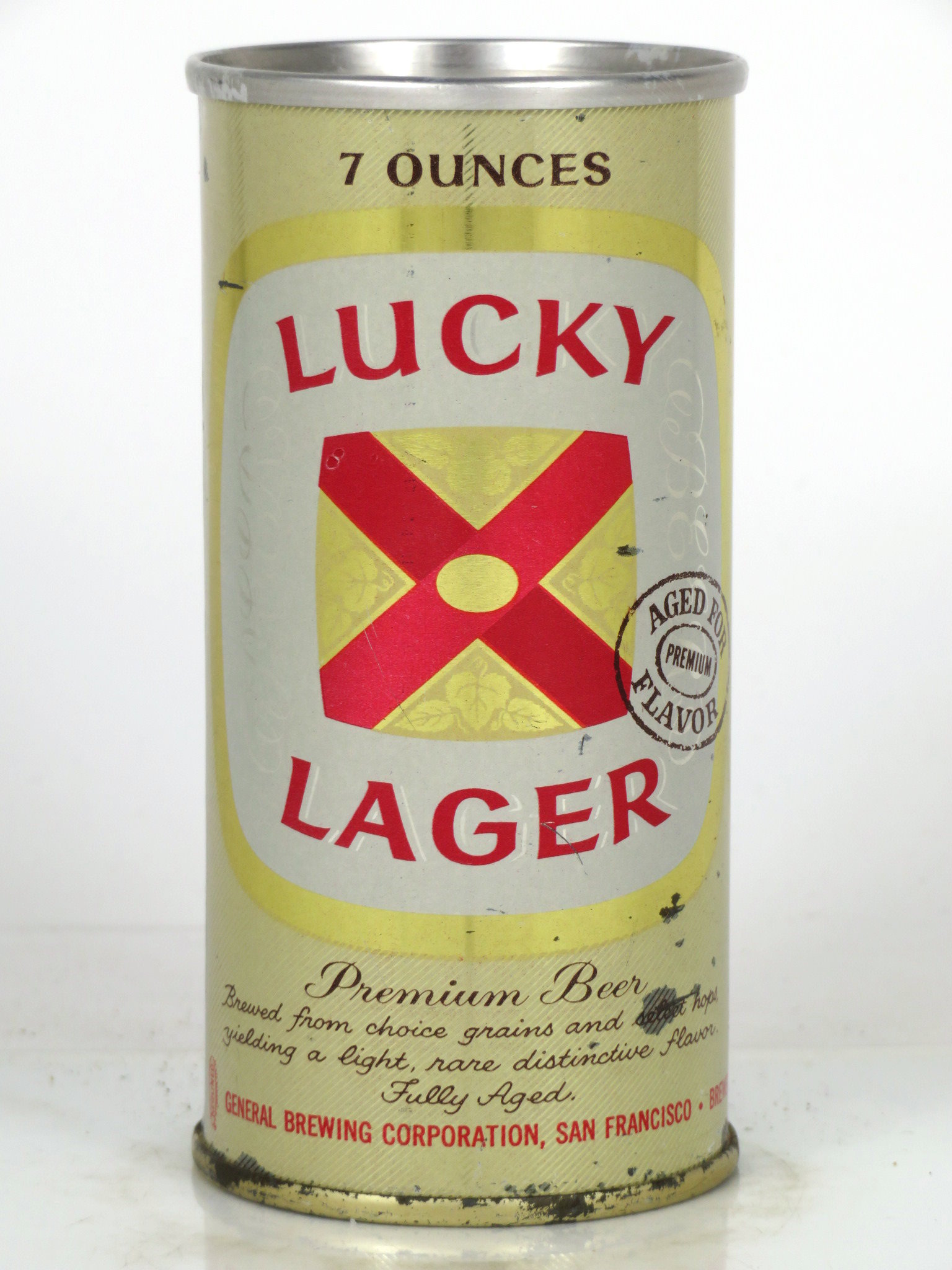 Item 4850 1962 Lucky Lager Beer 7 to 8oz Can 24140
