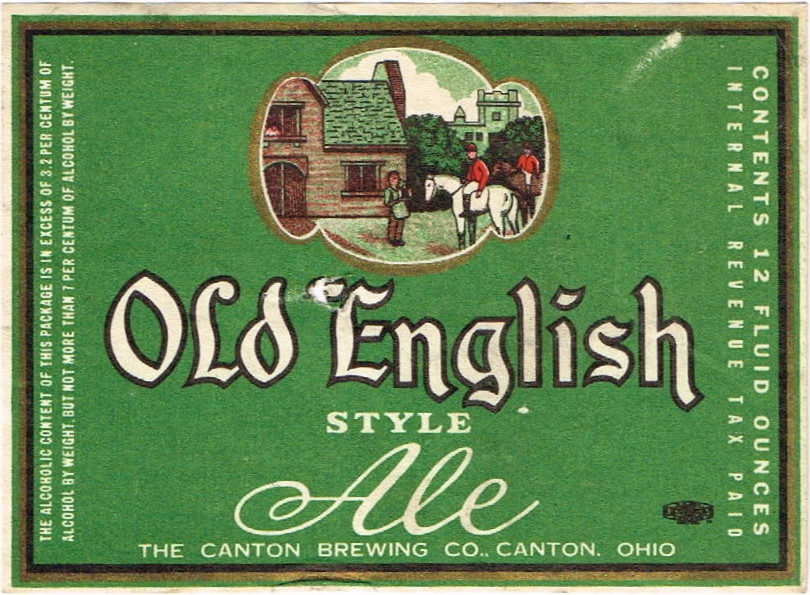 Item #110088 1937 Old English Style Ale Label OH16-03