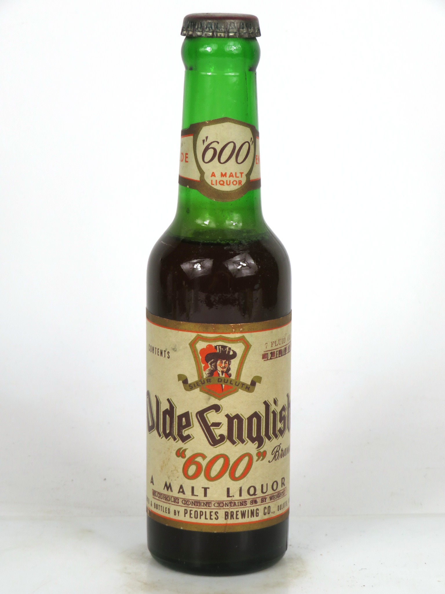 Item 13585 1953 Olde English "600" Malt Liquor Bottle