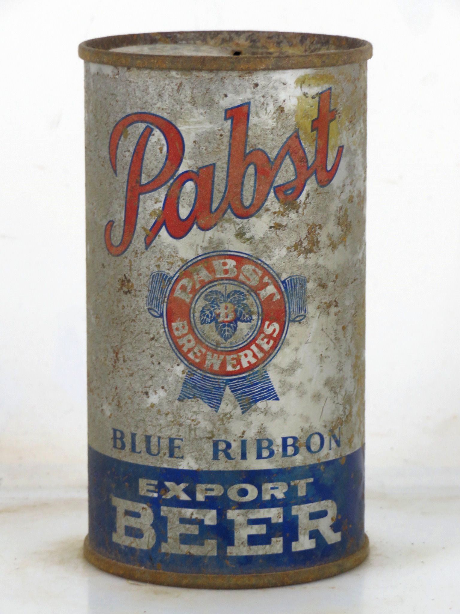 Item 31989 1939 Pabst Blue Ribbon Export Beer Flat Top Can OI657