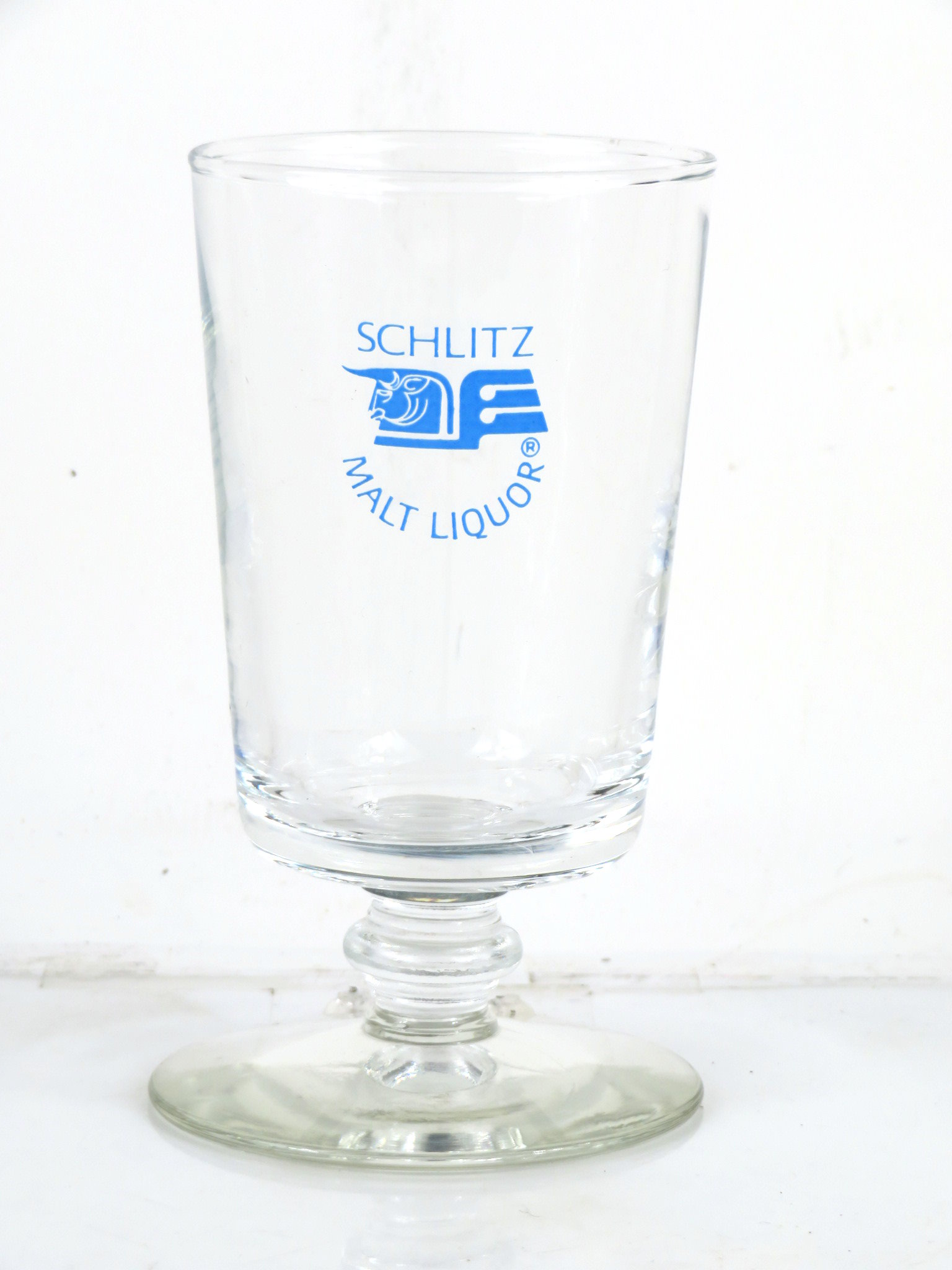 Item 33627 1969 Schlitz Malt Liquor Stemmed ACL Drinking Glass