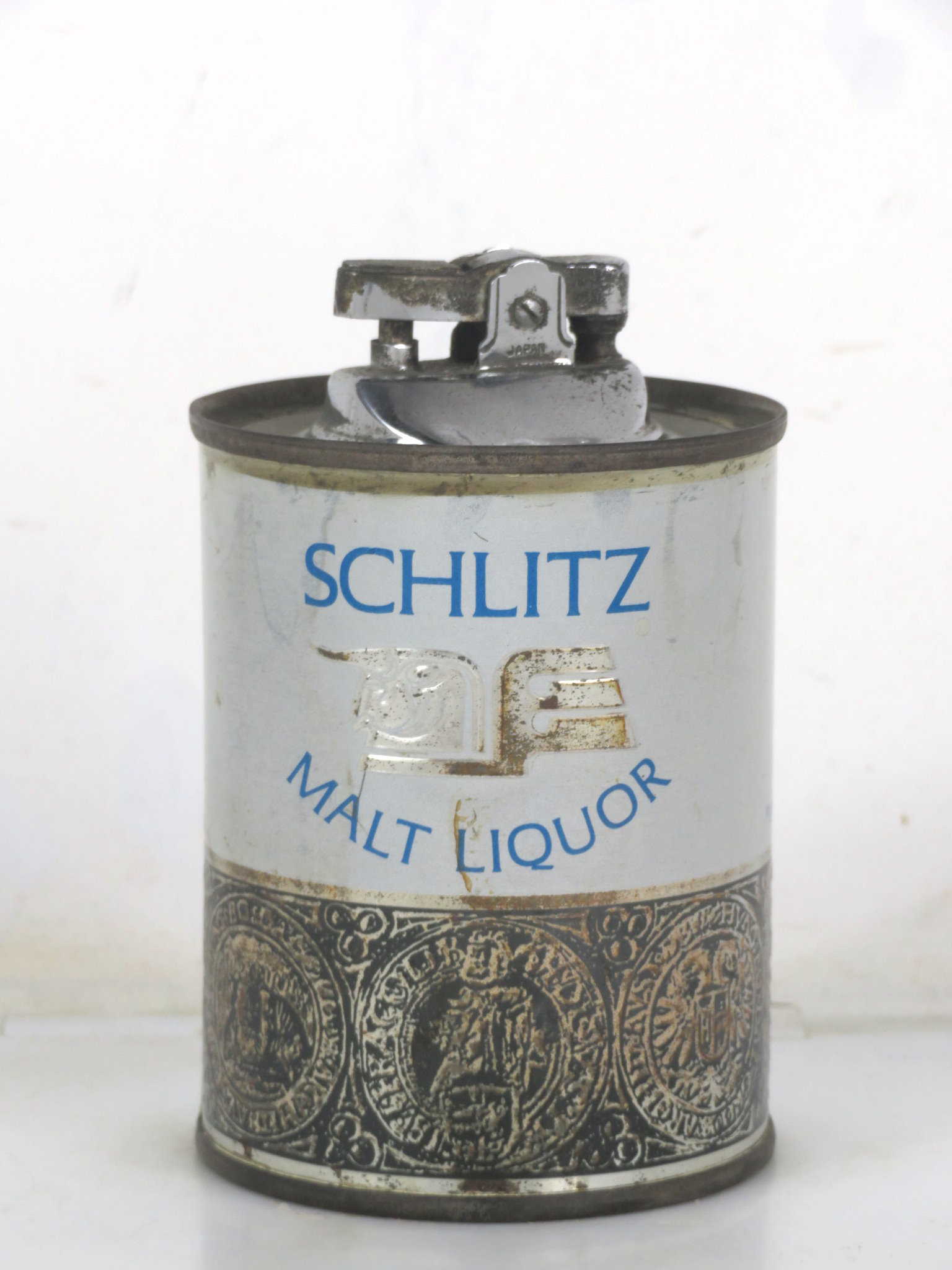 Item #100006 1963 Schlitz Malt Liquor Table Lighter 7 to 8oz Can 242-13